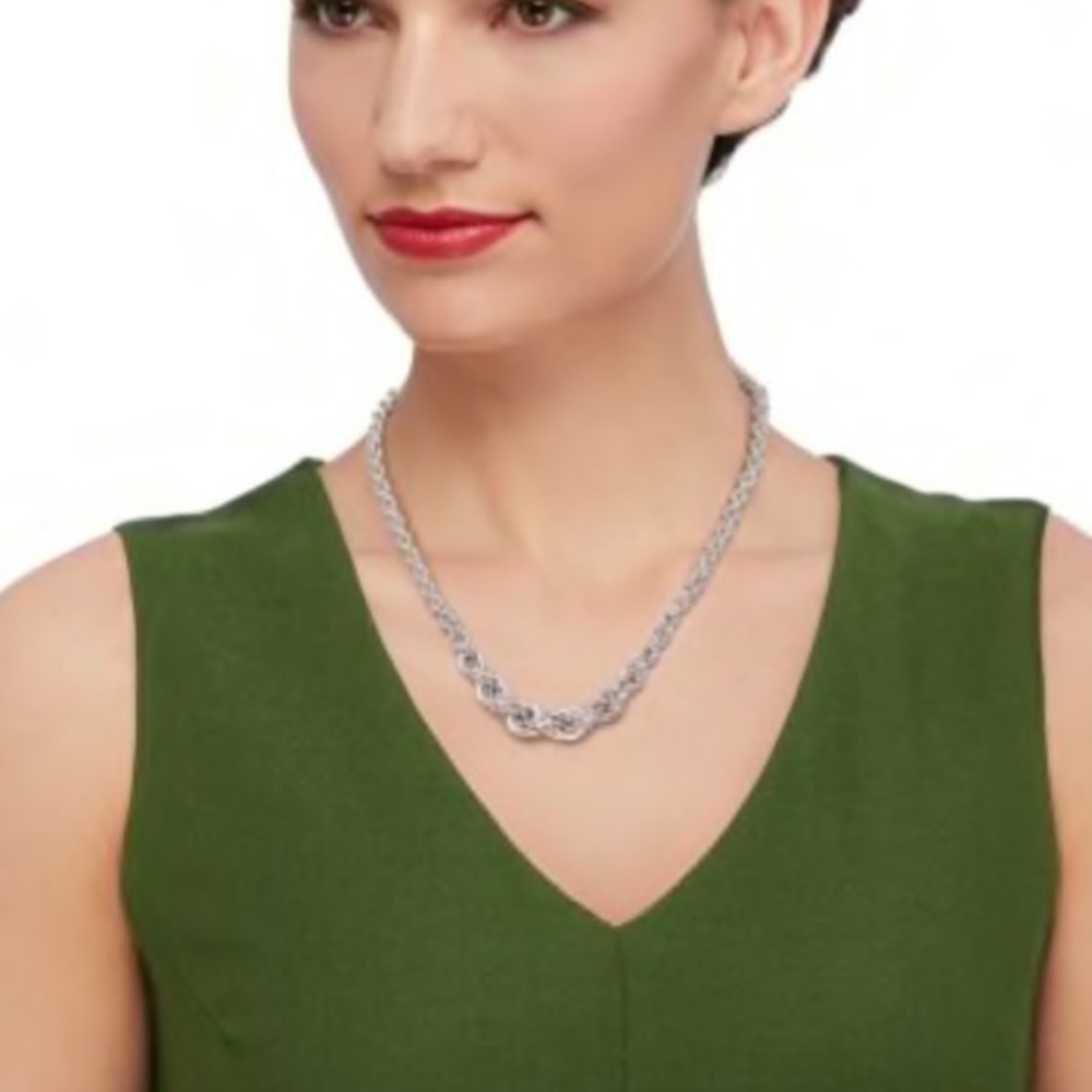 Ross & Simons Sterling Silver Graduated Rope Chain